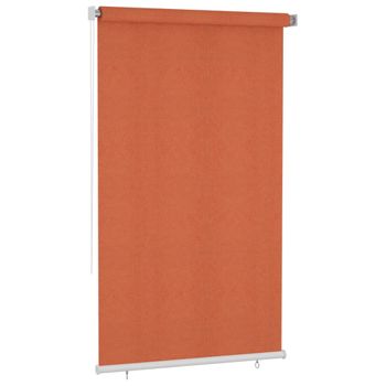 Persiana Enrollable De Exterior 140x230 Cm Naranja Vidaxl