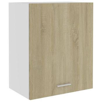 Armario colgante cocina contrachapada blanco 60x31x60 cm