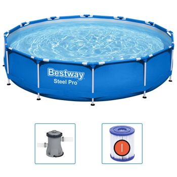 Piscina Con Estructura Steel Pro 366x76 Cm Bestway