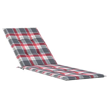 Cojín Para Tumbona Rojo Tinto (75+105)x50x3 Cm Vidaxl con Ofertas en  Carrefour