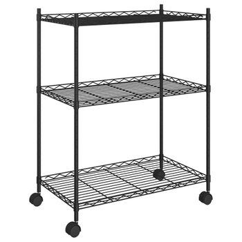 Estantería vidaXL de plástico 100 kg 60x30x138 cm negro, Estanterías, Los  mejores precios