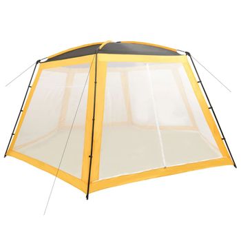 Carpa Para Piscina De Tela Amarilla 660x580x250 Cm Vidaxl