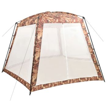 Carpa Para Piscina De Tela Camuflaje 500x433x250 Cm Vidaxl