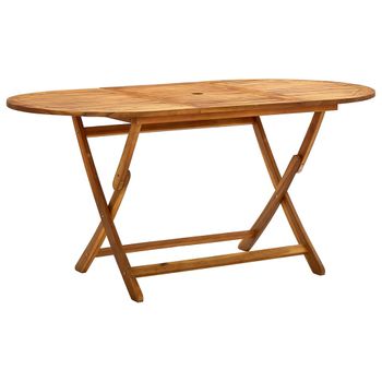 Mesa Plegable Balcón Nina Acacia Maciza 70 X 45 X 74 Cm Ldk Garden con  Ofertas en Carrefour