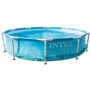 Beachsidede Piscina Con Estructura De Metal 305x76 Cm Intex