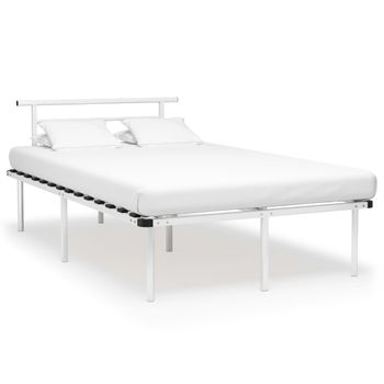 Rogal Estructura De Cama De Metal Blanco 120x200 Cm Rogal