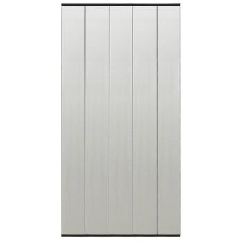 Mosquitera De Puerta Cortina Malla Poliéster Negro 100x220 Cm Vidaxl