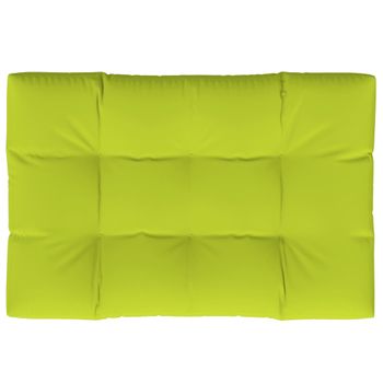 Cojín Para Sofá De Palets De Tela Verde Claro 120x80x12 Cm Vidaxl