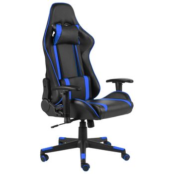 Rogal Silla Gaming Giratoria Pvc Azul Rogal