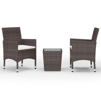 Mesa Y Sillas Jardin D60 Cm + 2 Silla Plegables Terraza 41x46x80 Cm Zigzag  Grosella con Ofertas en Carrefour