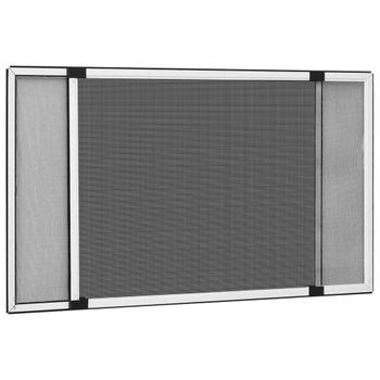 Mosquitera Extensible Para Ventanas Blanco (75-143)x50 Cm Vidaxl