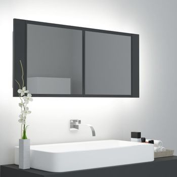 Armario De Baño Con Espejo De Pared Con 2 Puertas 58x56x13cm con Ofertas en  Carrefour