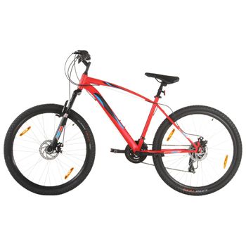 Bicicleta Montaña 21 Velocidades 29 Pulgadas Rueda 48 Cm Rojo Vidaxl