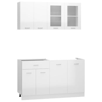 Buffet Bajo Cocina Asfeld Gris Grafito 2 Puertas 2 Cajones Almacenaje  Mueble Auxiliar 90x80x40 Cm con Ofertas en Carrefour