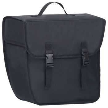 Bolsa Para Bicicleta Alforja Impermeable 21 L Negra Vidaxl