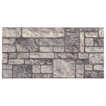 Paneles De Pared 3d Diseño De Ladrillo 10 Uds Eps Gris Claro Vidaxl