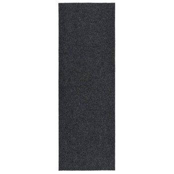 Alfombra De Pasillo Atrapa Suciedad 100x300 Cm Gris Antracita Vidaxl