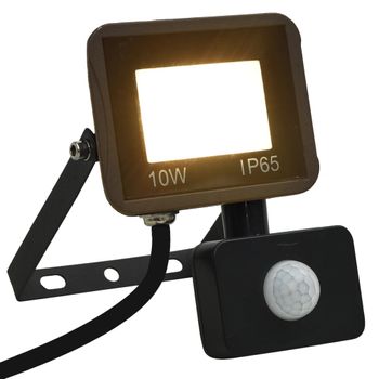 Aigostar 20W Foco LED con Sensor Movimiento,1800LM Super Brillo Focos LED  Exterior IP65 Impermeable,Blanco