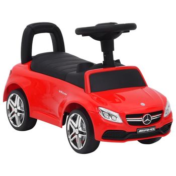 Coche Para Niños Mercedes Benz C63 Rojo Vidaxl