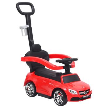 Homcom Coche Eléctrico Para Niños Mercedes-benz Eqa 12v 111,5x69x52,5 Cm  Rojo