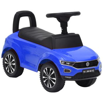 Coche Correpasillos Volkswagen T-roc Azul Vidaxl