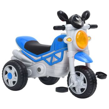 Triciclo Para Niños Azul Vidaxl