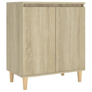 Aparador Con Patas Madera Contrachapada Roble Sonoma 60x35x70cm Vidaxl