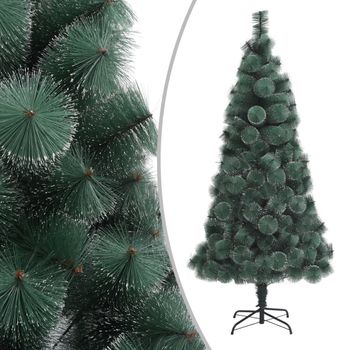 Árbol De Navidad Artificial Con Soporte Verde Pet 210 Cm Vidaxl