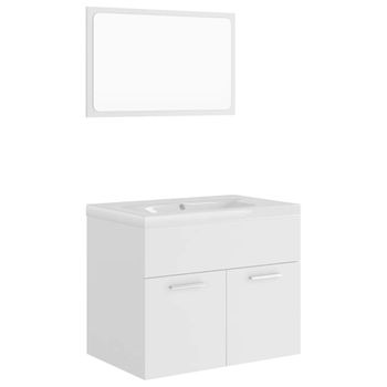 Mueble De Baño Suspendido Con Lavabo Cerámico, 2 Cajones Con Cierre  Amortiguado Y Organizador, 80 Cm - Moka Mate Tirador Cromo Brillo con  Ofertas en Carrefour