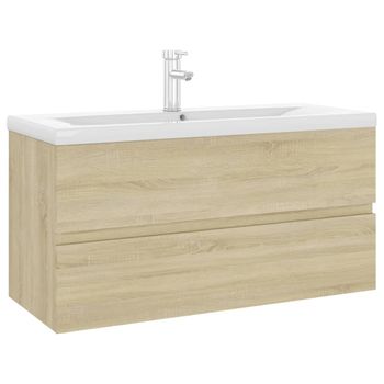 Miroytengo Pack Muebles baño Plutón diseño Moderno (Mueble  Baño+Espejo+Columna+Lavabo Cerámica)