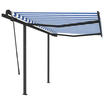 Toldo Articulado Con Armazón - Gris - 250 X 118 X 205-300 Cm - Toldo  Enrollable Terraza Balcón - Protector De Sol - Parasol [pro.tec] con  Ofertas en Carrefour