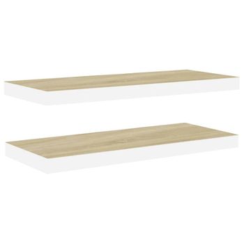 Estanterías De Pared - Baldas De Varios Niveles - Estantes Flotantes Con  Fijación Invisible Diseño Rectangular (madera)jardin202 con Ofertas en  Carrefour