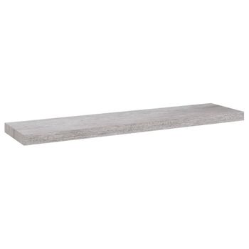 Estante flotante pared 2 uds blanco y roble MDF 60x23,5x3,8 cm - referencia  Mqm-326577