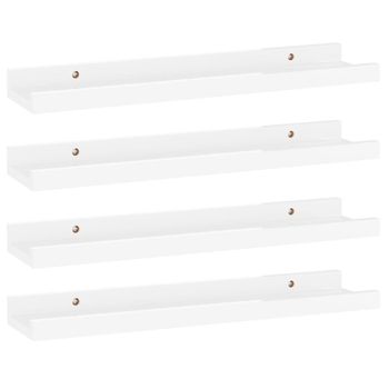 Juego De 3 Cubos Estantes De Pared De Mdf Homcom 25x25x9 Cm - Blanco con  Ofertas en Carrefour