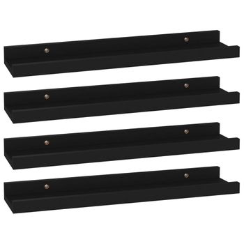 Estante De Almacenaje 4 Niveles Negro Plástico 122x30,5x130 Cm Vidaxl con  Ofertas en Carrefour