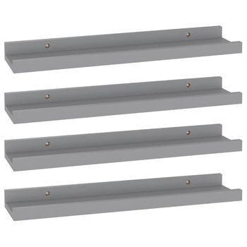 Estantes Cubo De Pared 6 Unidades Gris Brillo 30x15x30 Cm Vidaxl con  Ofertas en Carrefour