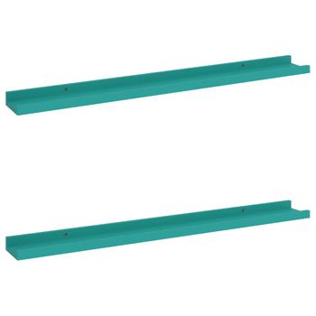 Estantes Flotantes De Paazulred 2 Uds Mdf Azul 80x23,5x3,8 Cm Vidaxl con  Ofertas en Carrefour