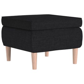 Taburete Bajo De Cuero Genuido Tejido 45x45 Cm Marrón Womo-design con  Ofertas en Carrefour