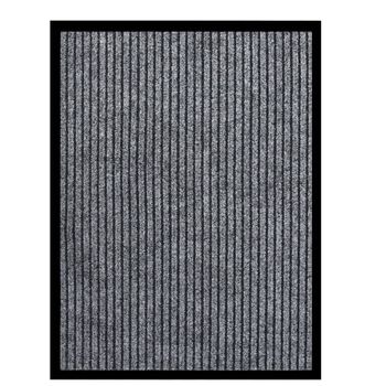 Felpudo De Rayas Gris 60x80 Cm Vidaxl