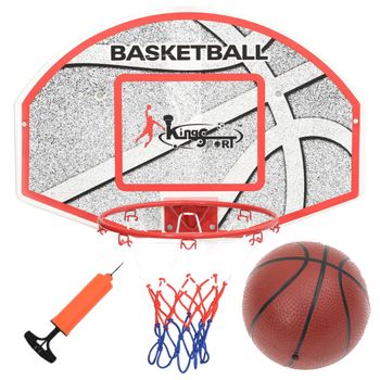 Set De Canasta Baloncesto De Pared 5 Pzas 66x44,5 Cm Vidaxl