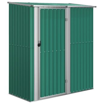 Cobertizo De Jardín Acero Galvanizado Verde 180,5x97x209,5 Cm Vidaxl