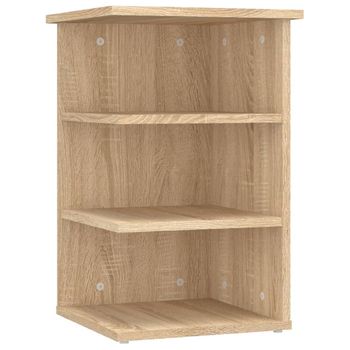 Armario Auxiliar Madera Contrachapada Roble Sonoma 35x35x55 Cm Vidaxl