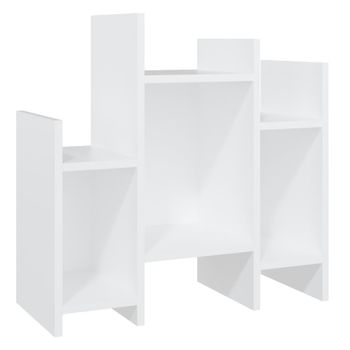 Armario Auxiliar De Aglomerado Blanco 60x26x60 Cm Vidaxl