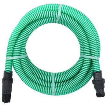 Manguera De Succión Con Conectores De Pvc Pvc Verde 26 Mm 7 M Vidaxl