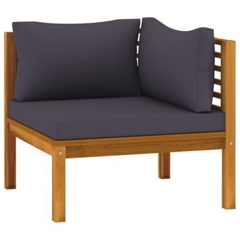 Mesa Plegable De Jardín De Madera Maciza De Acacia 120x70x74 Cm Vidaxl con  Ofertas en Carrefour