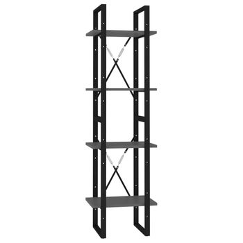 Librería Estantería, Estanteria Libros De Pared, 170x186x25cm, Salón -  Comedor - Oficina, Chimenea Eléctrica, Estilo Moderno, Roble Y Negro con  Ofertas en Carrefour