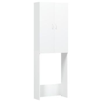 Pedestal Doble Para Lavadora Y Secadora Bothel Estante Extraíble 124 X 54 X  37 Cm Blanco [en.casa] con Ofertas en Carrefour