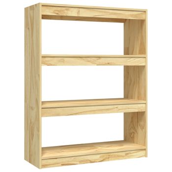 Estantería Madera Maciza De Pino 80x35x126 Cm Vidaxl con Ofertas en  Carrefour