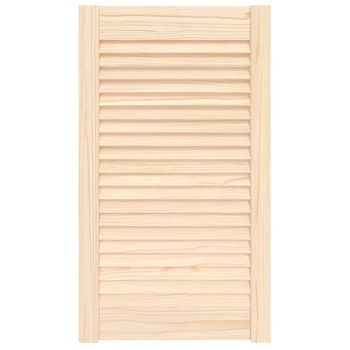 Puerta De Armario De Lamas Madera De Pino Maciza 69x39,4 Cm Vidaxl