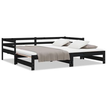 Cama Abatible VENPRODIN Blanco Capuchino (Melamina - Compatible con  Colchón: 90x190 cm)